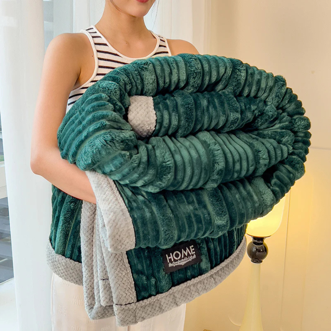Soft Cozy Throw Blanket for Bed and Couch