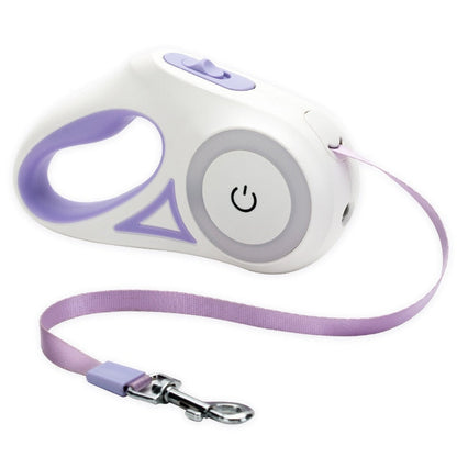 Bright Adjustable LED Dog Leash with Flashlight