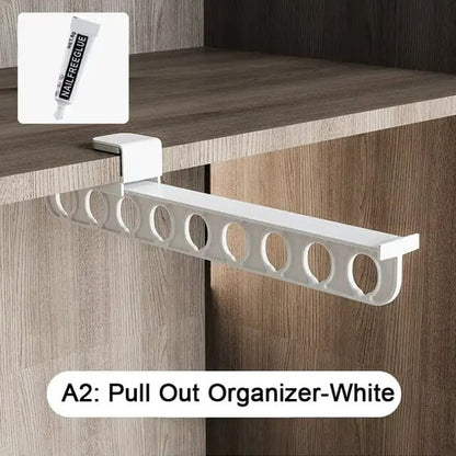 Space Saving Slide Out Clothing Rack