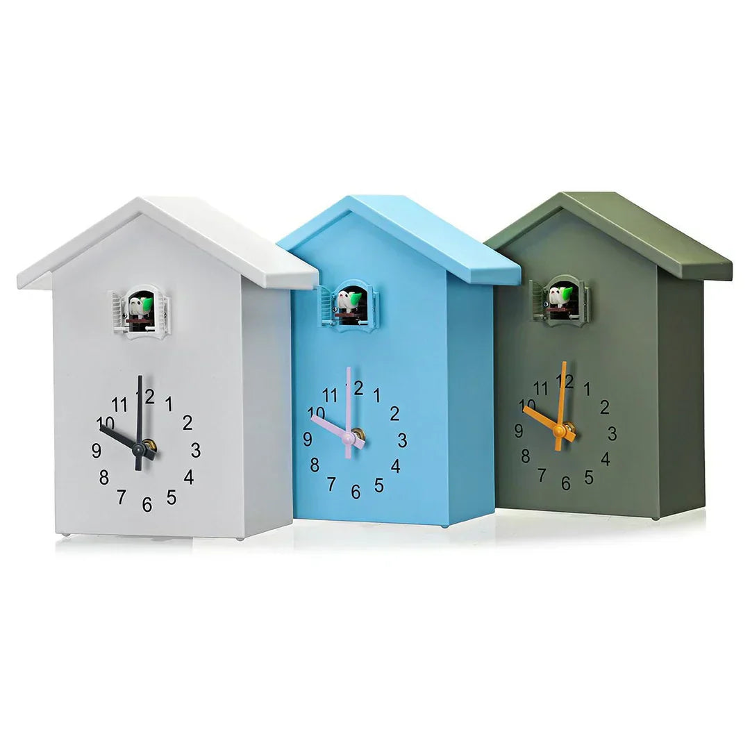 Simple Cuckoo Wall Clock - Classic Silent Hour Chime