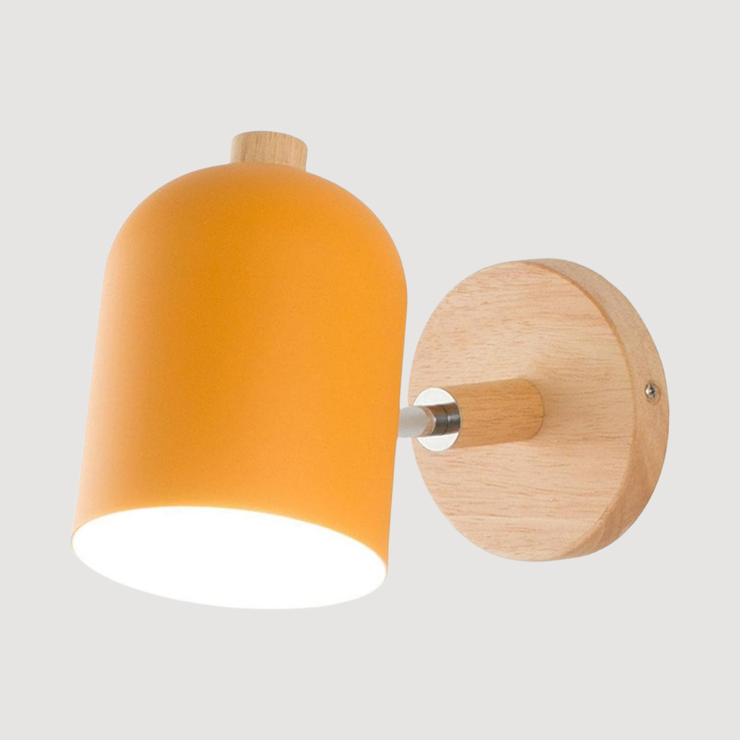 Rustic Wood Wall Light Fixture