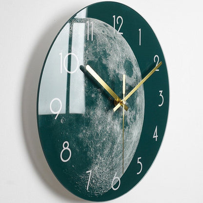 Stylish Glass Round Wall Clock - Befez