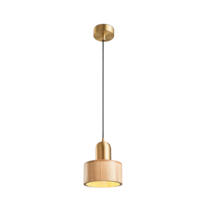 Stylish Gold Tone Pendant Light Fixture