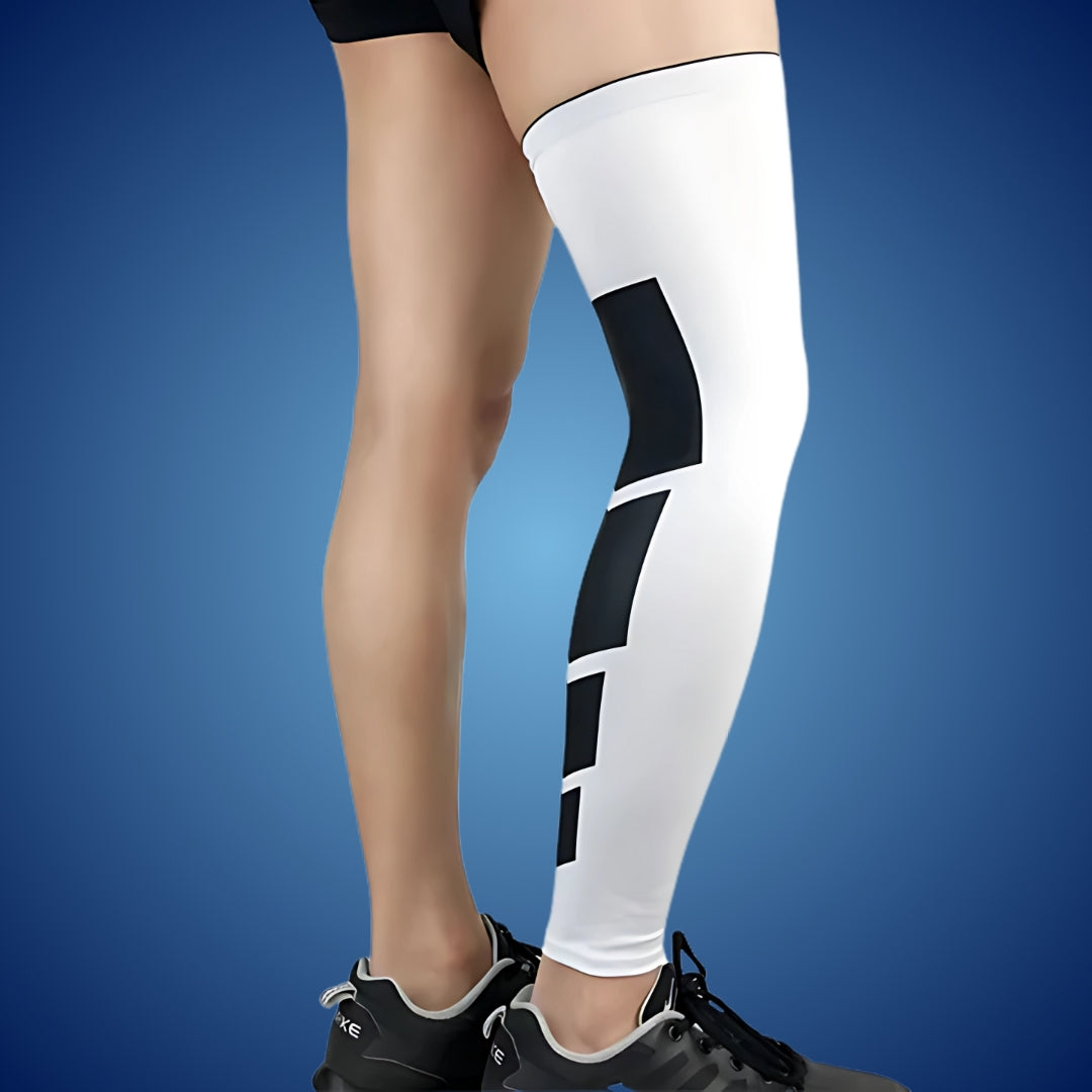 Sports Compression Leg Sleeve for Improved Blood Flow