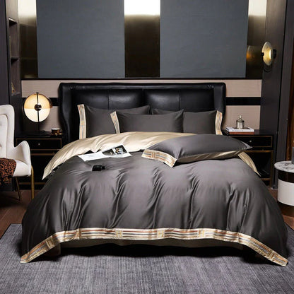 Soft Satin Bedding 4-Piece Set