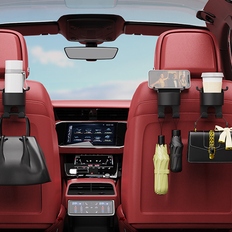 Car Back Seat Hooks Organizer