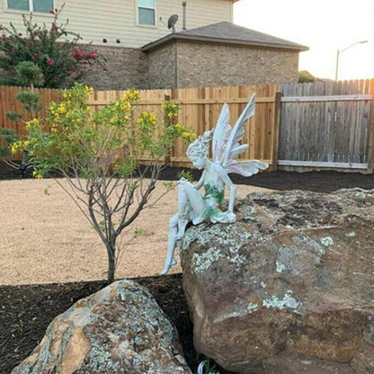 Whimsical Fairy Outdoor Garden Decoration