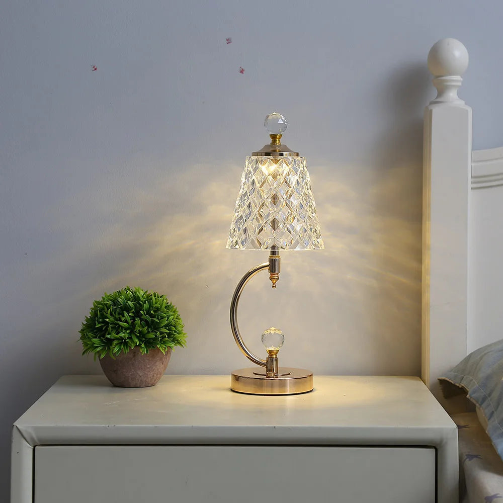 Classic Luxe Crystal Table Lamp
