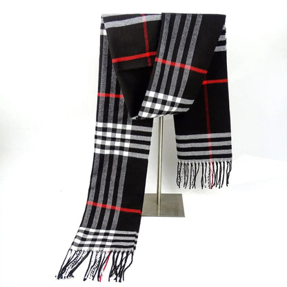 Soft Checkered Cozy Winter Scarf and Neck Wrap - Befez