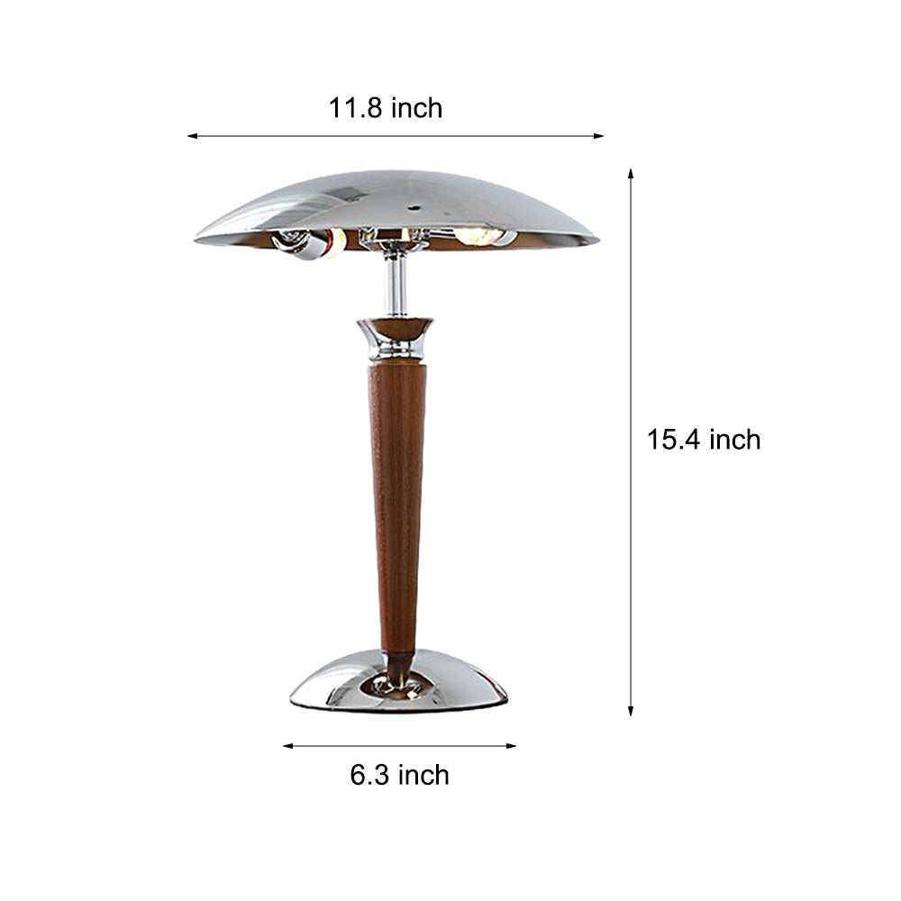 Vintage Ship Mushroom Desk Lamp with Adjustable Brightness