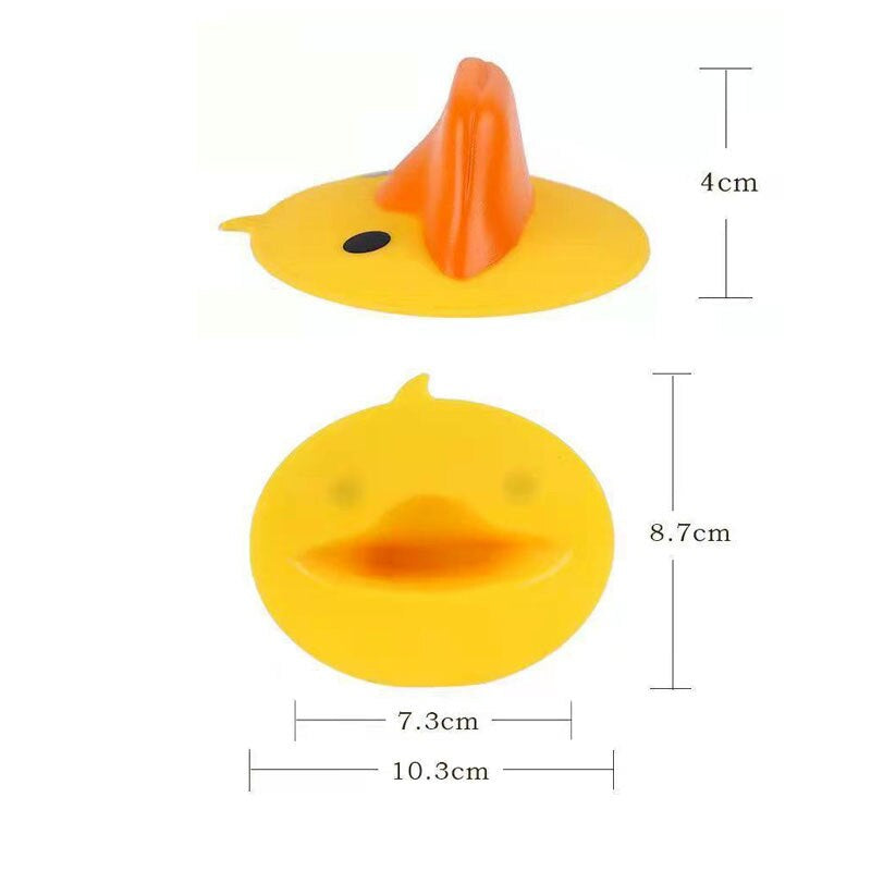 Bright Yellow Quacking Duck Oven Mitts