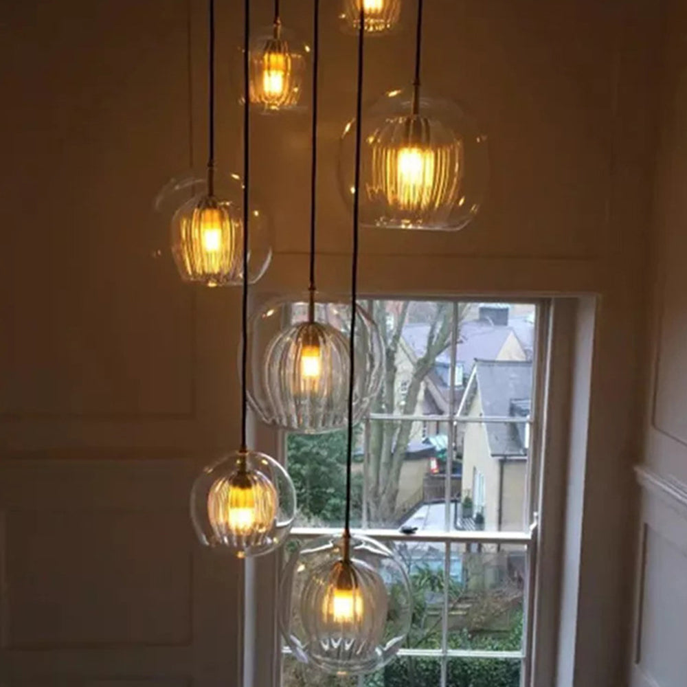 Warm Globe Pendant Light - Soft Home Lighting Fixture