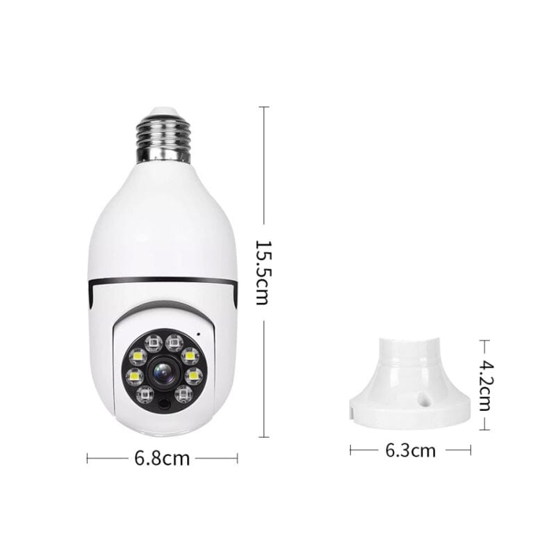 Smart WiFi Security Camera Light Bulb