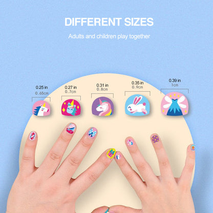 Fun Kids Nail Art Stickers 120 Pack