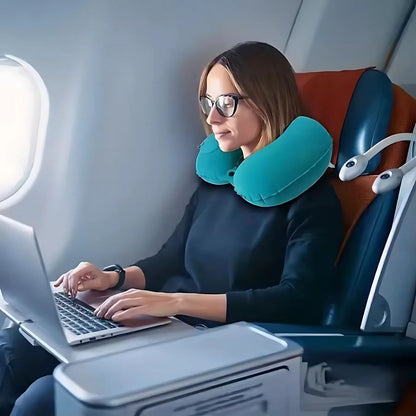 Comfortable Inflatable Travel Neck Pillow