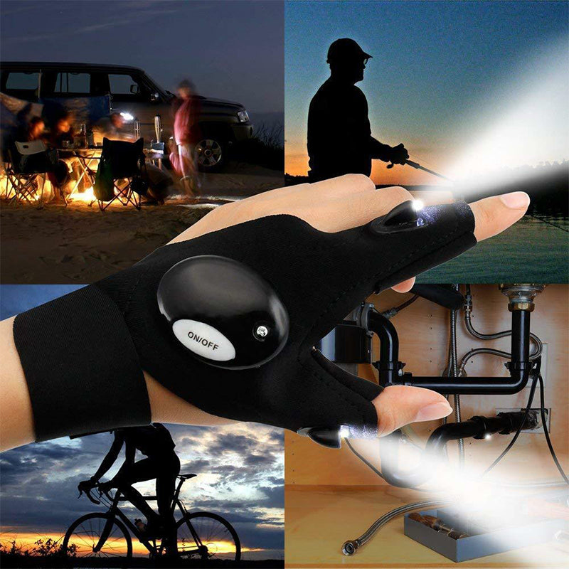 Glowing LED Light Up Gloves