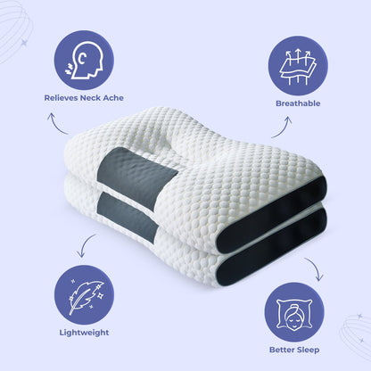 Comfortable Cervical Contour Pillow