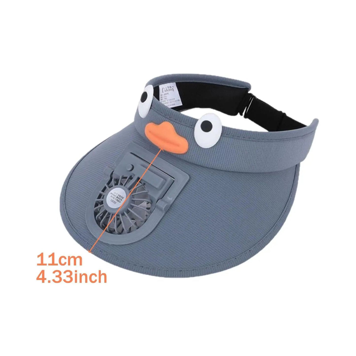 Children's Breathable Summer Sun Hat with Fan