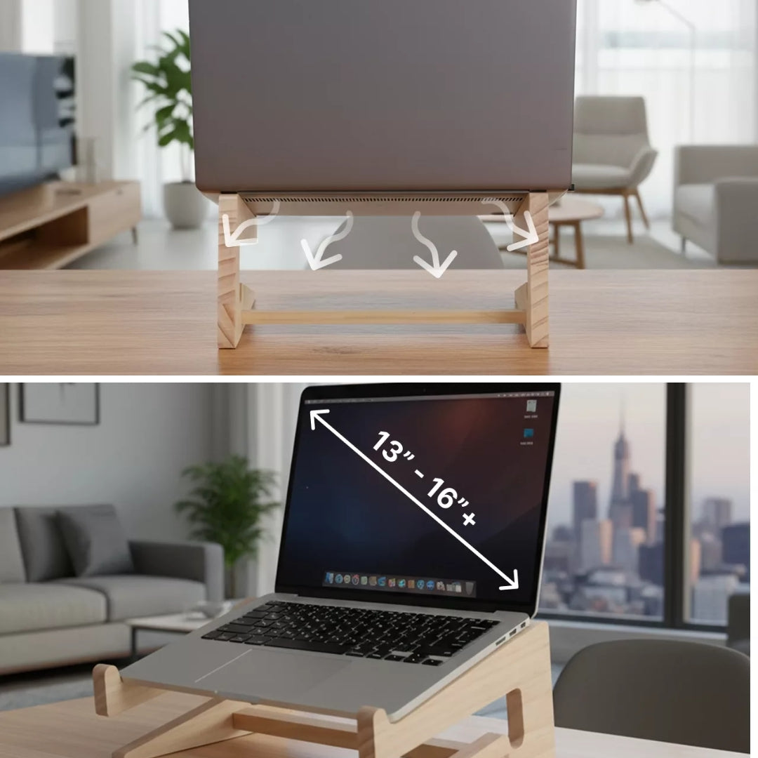 Comfortable Wooden Neck Rest for Home and Office Use