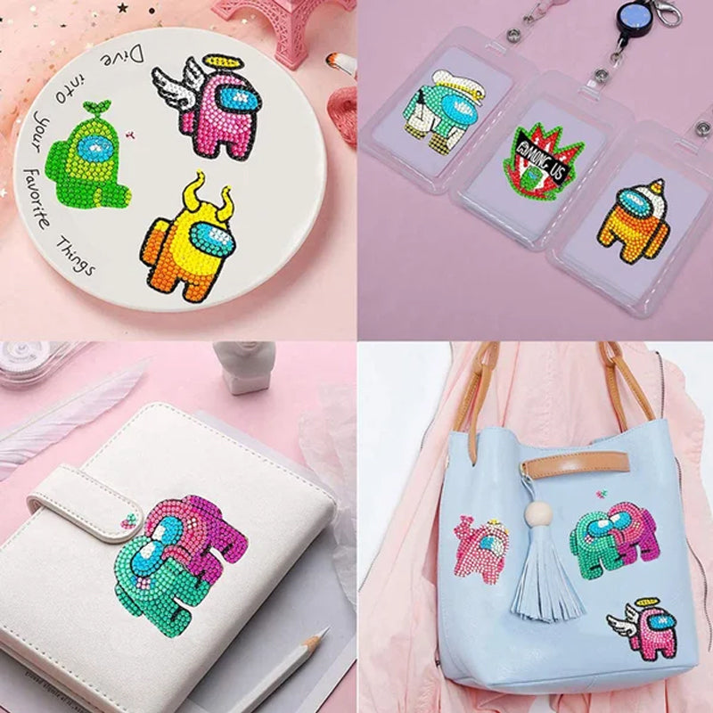 Colorful Crystal Sticker Set