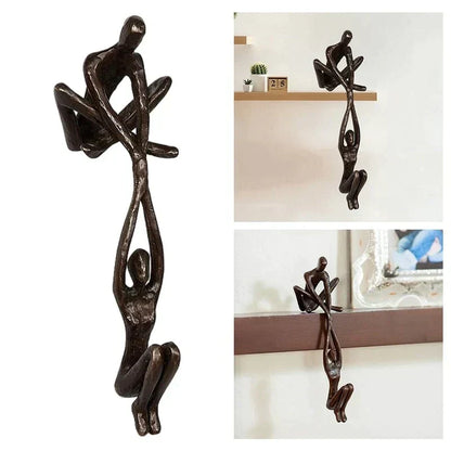 Romantic Couple Strength Statue Decor