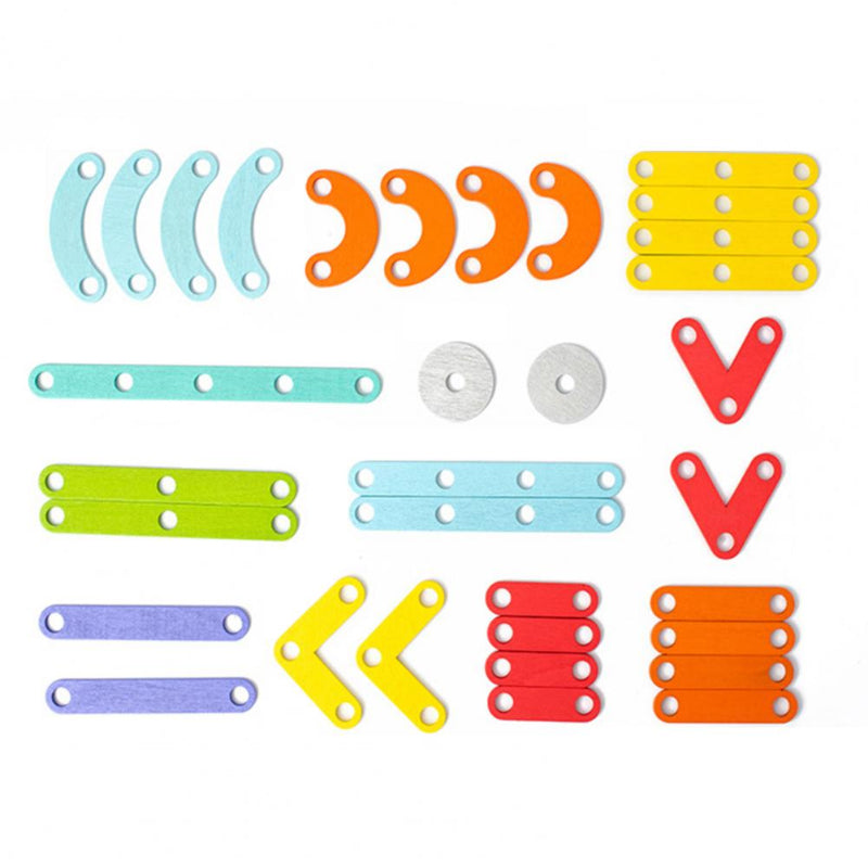 Colorful Wooden Learning Peg Board