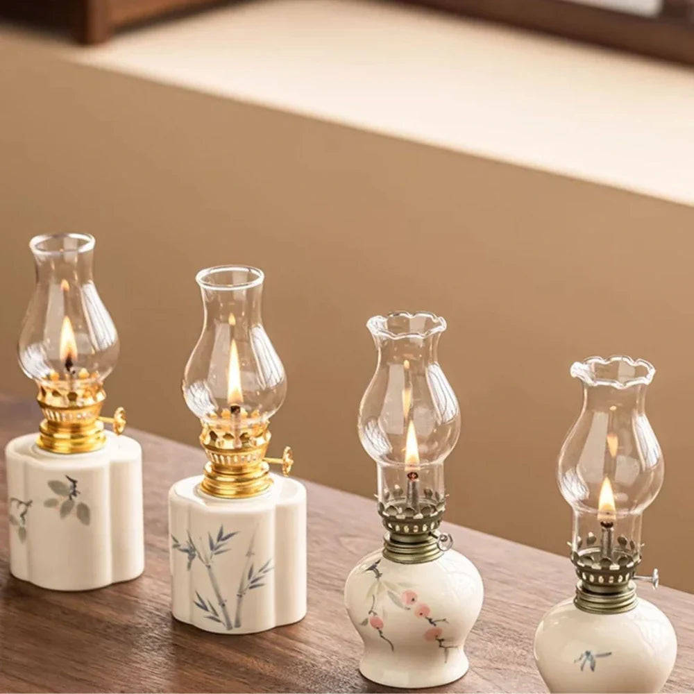 Classic Bronze Table Lantern