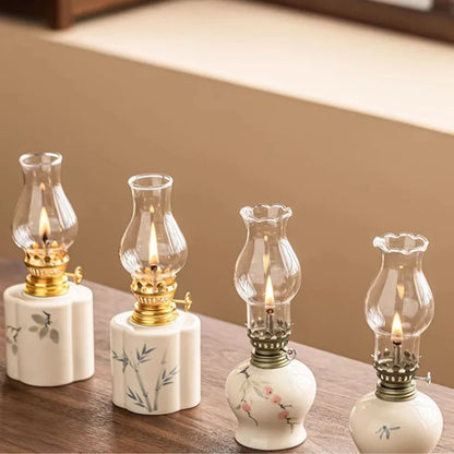 Classic Bronze Table Lantern