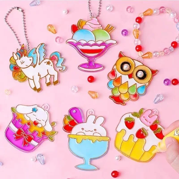 Colorful Crystal Pendant Making Kit