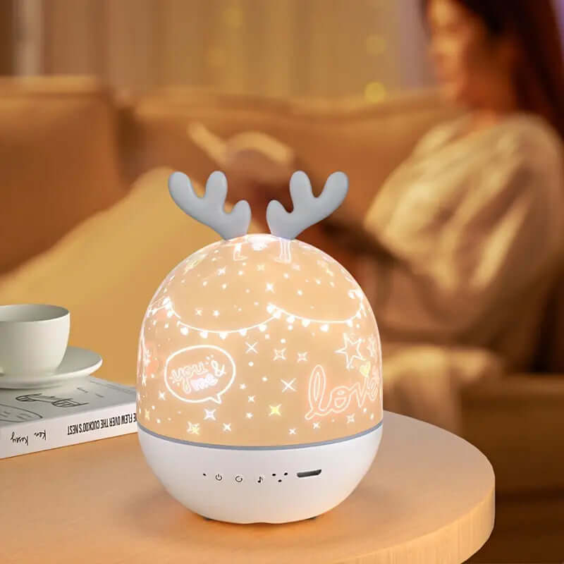 Cosmic Night Sky Projector with Music