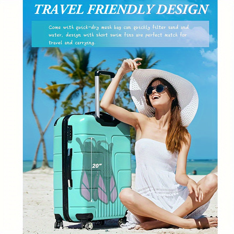 Compact Snorkel Fins for Travel & Recreation