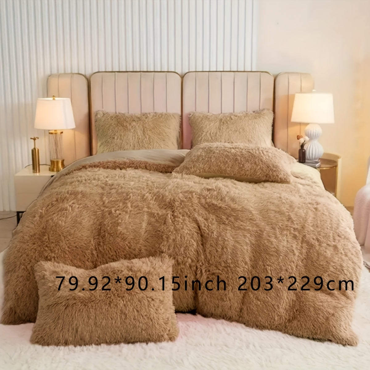Soft Plush Duvet Cover Set for Cozy Bedding
