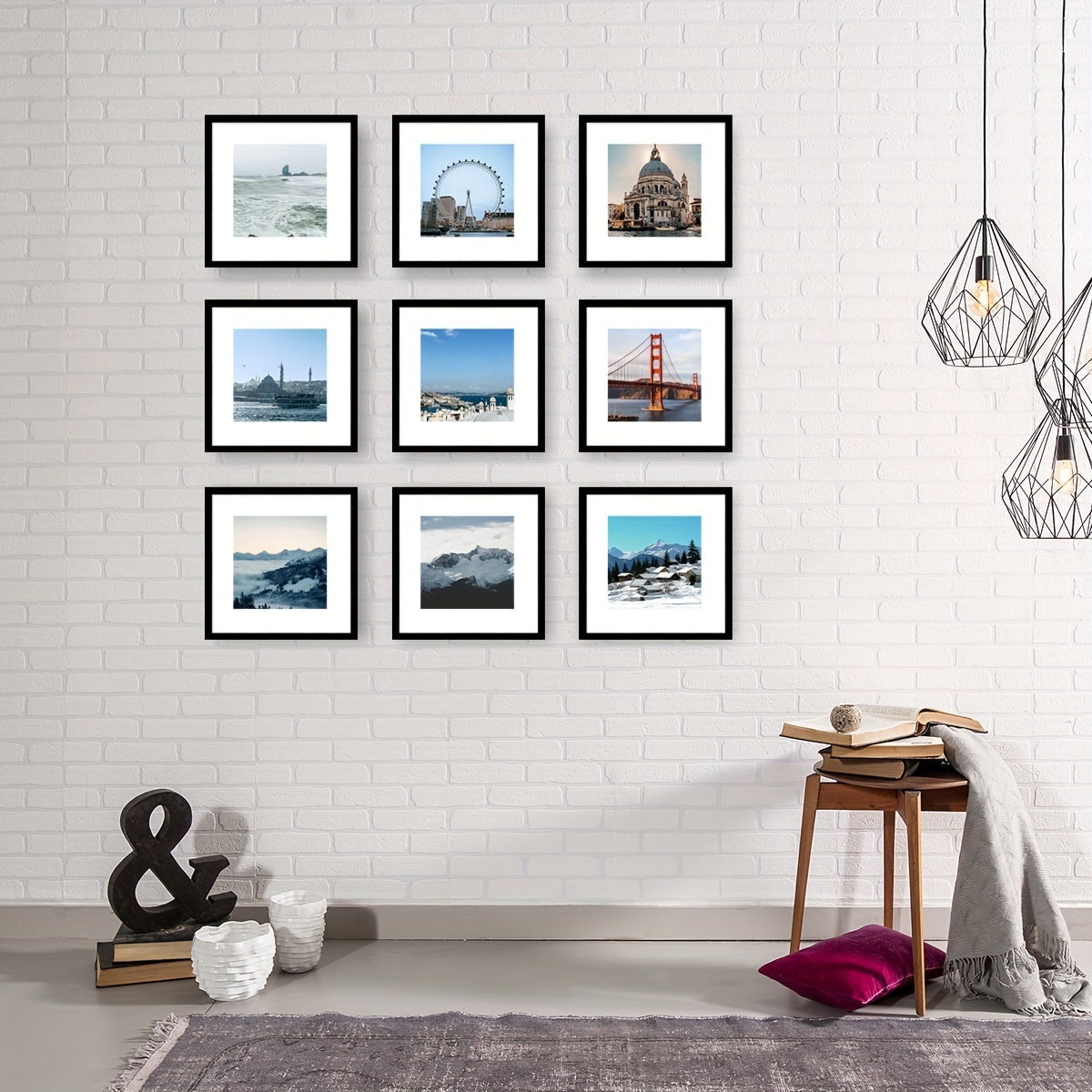 Decorative Wooden Picture Frame Set - Befez