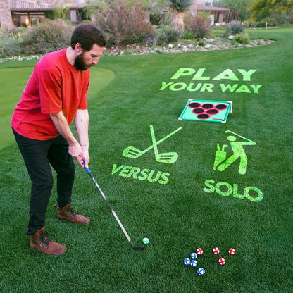 Compact Travel Golf Party Game Set