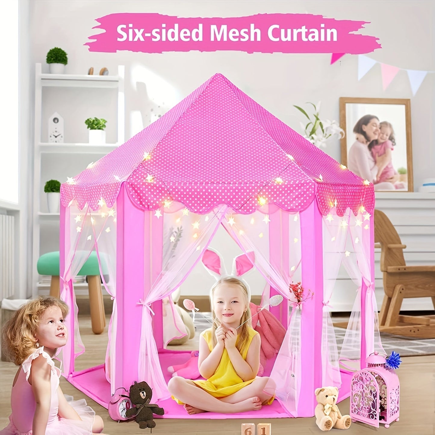 Colorful Play Tent for Kids Magical Playhouse