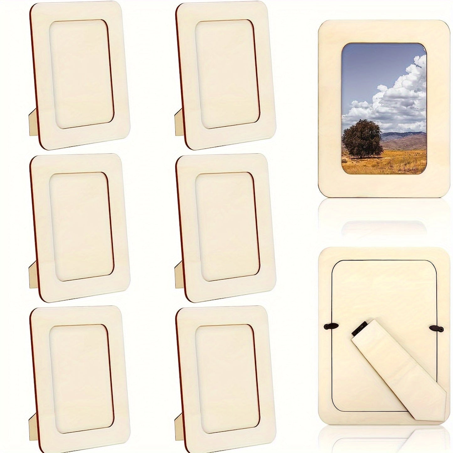 Rustic Wooden Picture Frame for Home Decor