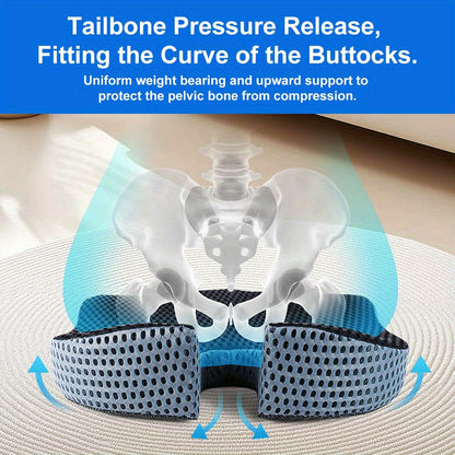 Comfortable Triangular Car Seat Cushion with Memory Foam