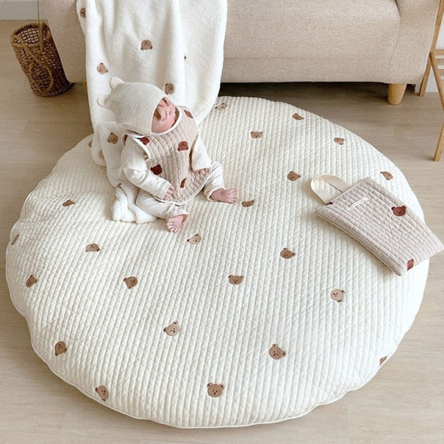 Cute Bear Design Baby Playmat