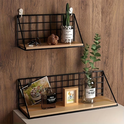 Sleek Metal Wall Shelf