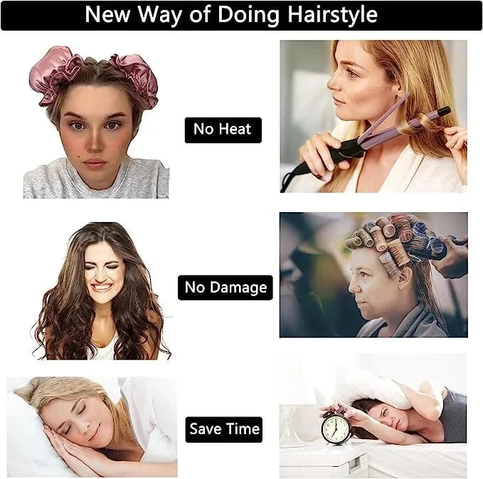 Silky No Heat Curling Hair Rollers Set