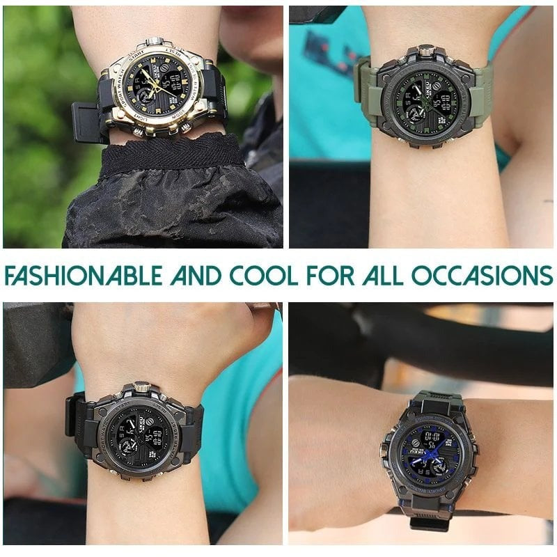 Waterproof LED Sports Watch for Men