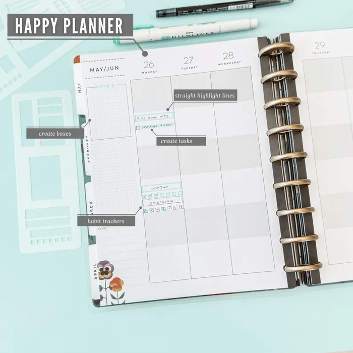 Befez CraftMaster FlexiLine Planner Organizer Stickers