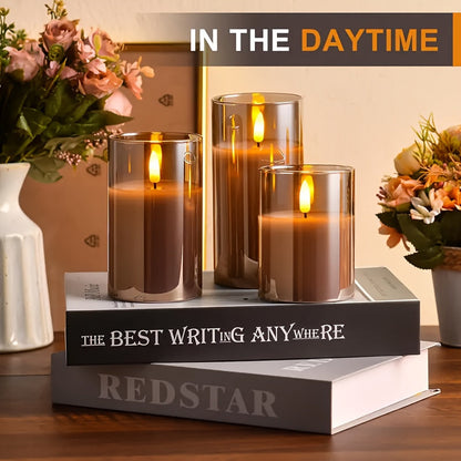 Bright LED Candle Set with Remote Control