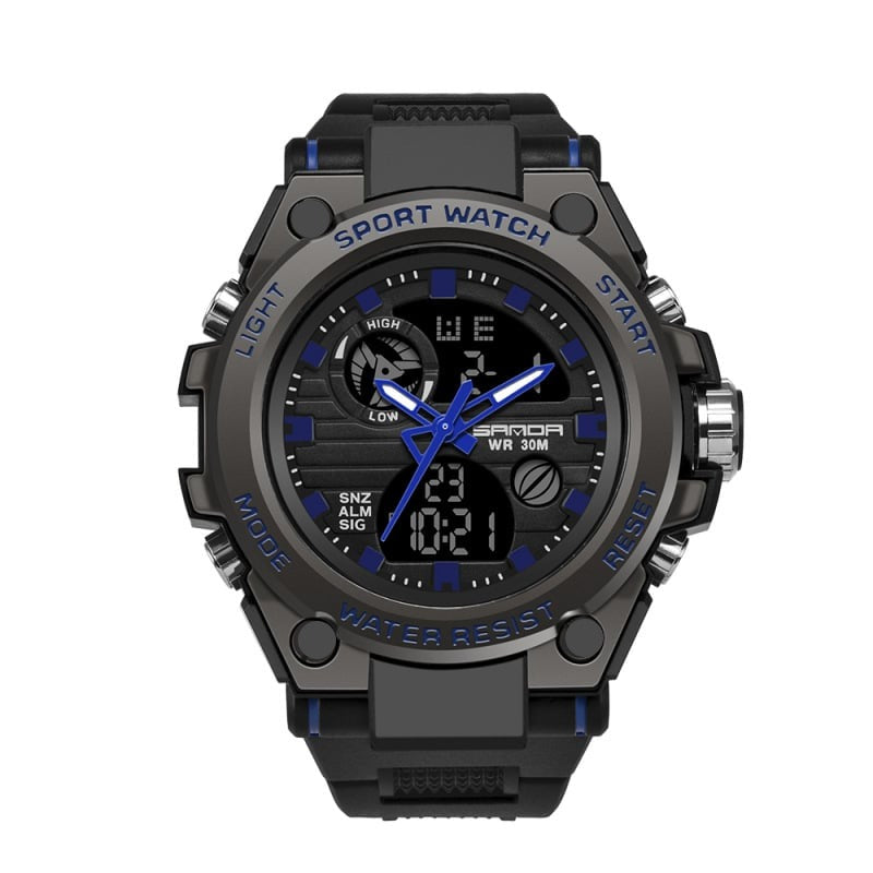 Waterproof LED Sports Watch for Men