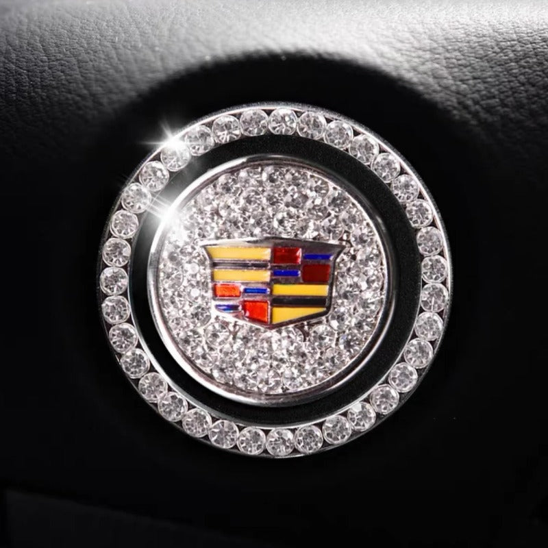 Luxury Crystal Car Starter Button Cover Ring