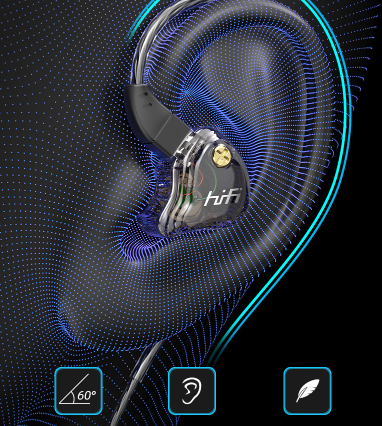 Comfy In-ear Earbuds with Great Sound and Ergonomic Fit