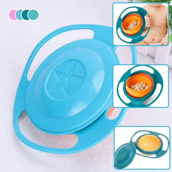 Easy Feed Spill Proof Rotating Bowl