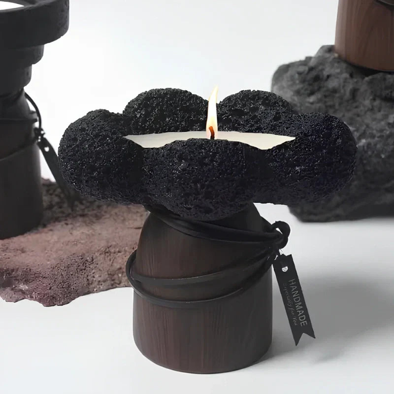 Warm Glow Metal Candle Holder