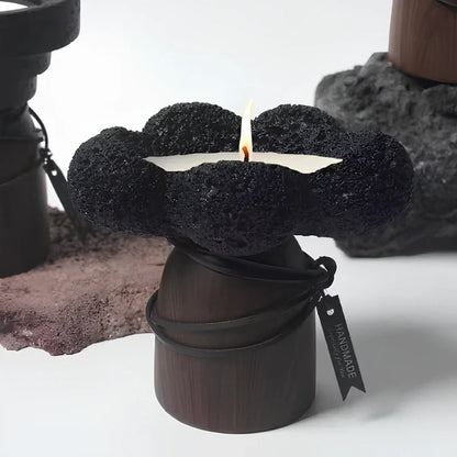 Warm Glow Metal Candle Holder