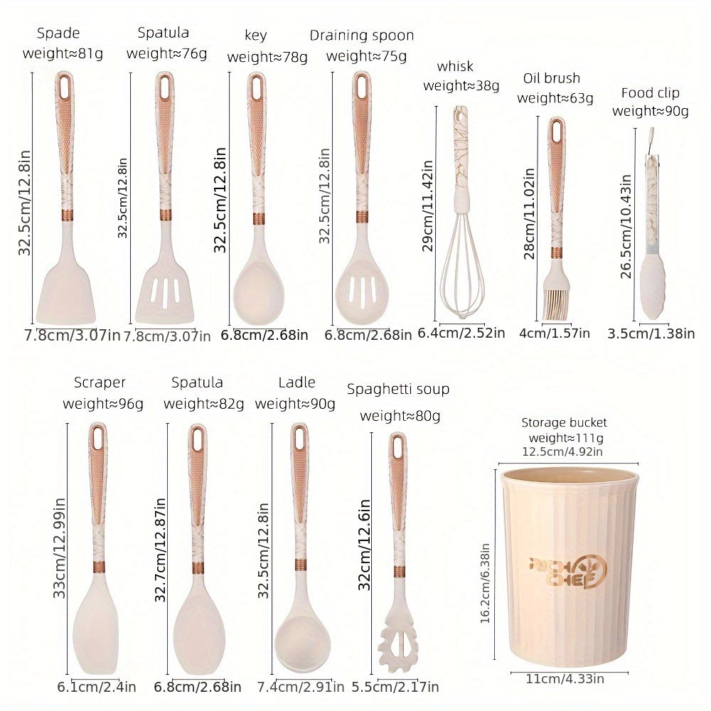 Premium Silicone Kitchen Tool Set